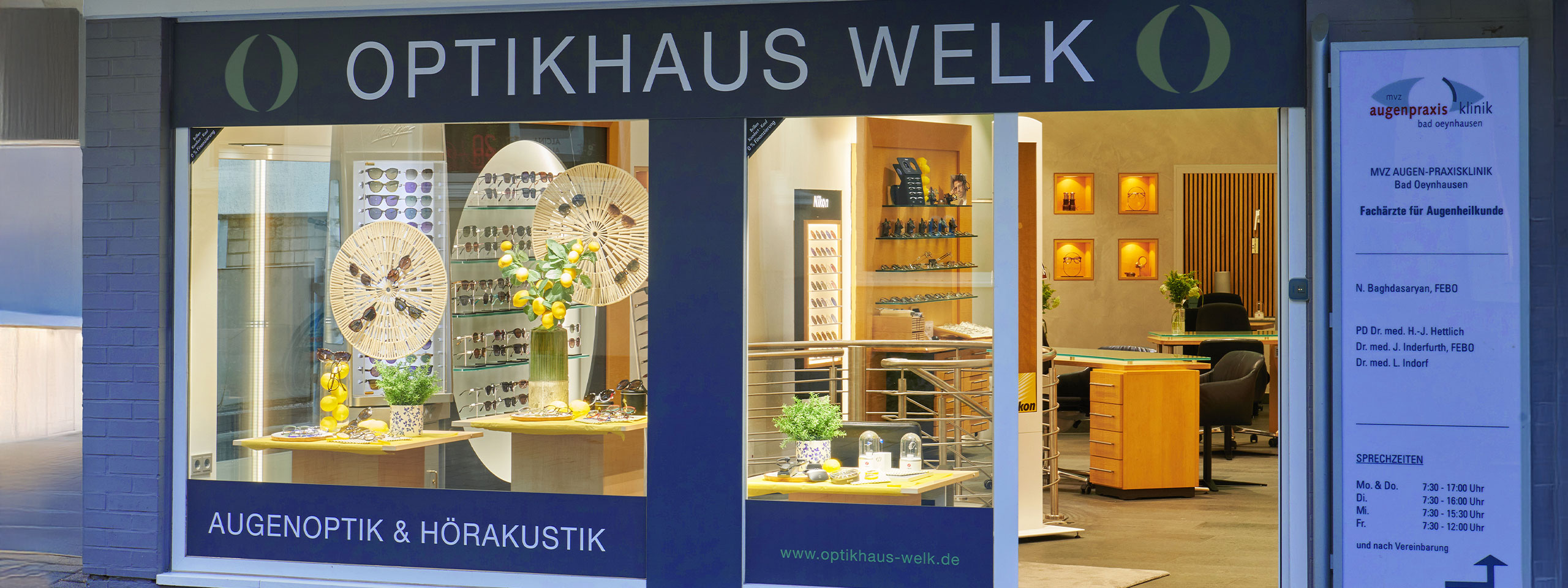 Ladenbild außen Optik Welk